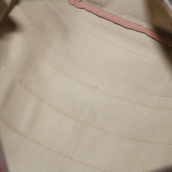 GUCCI GG Supreme Web Sherry Line Hand Bag PVC Beige Red Green Auth 67336 - Picture 16 of 16